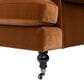 Jennifer Taylor Home Alana Stationary Sofa in Burnt Orange Velvet, , large