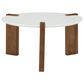 Ashley Isanti 3-Piece Occasional Table Set in White and Light Brown, , large