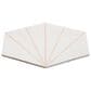 Soho Studio Piaka Beams White 13" x 14" Hexagon Porcelain Tile, , large