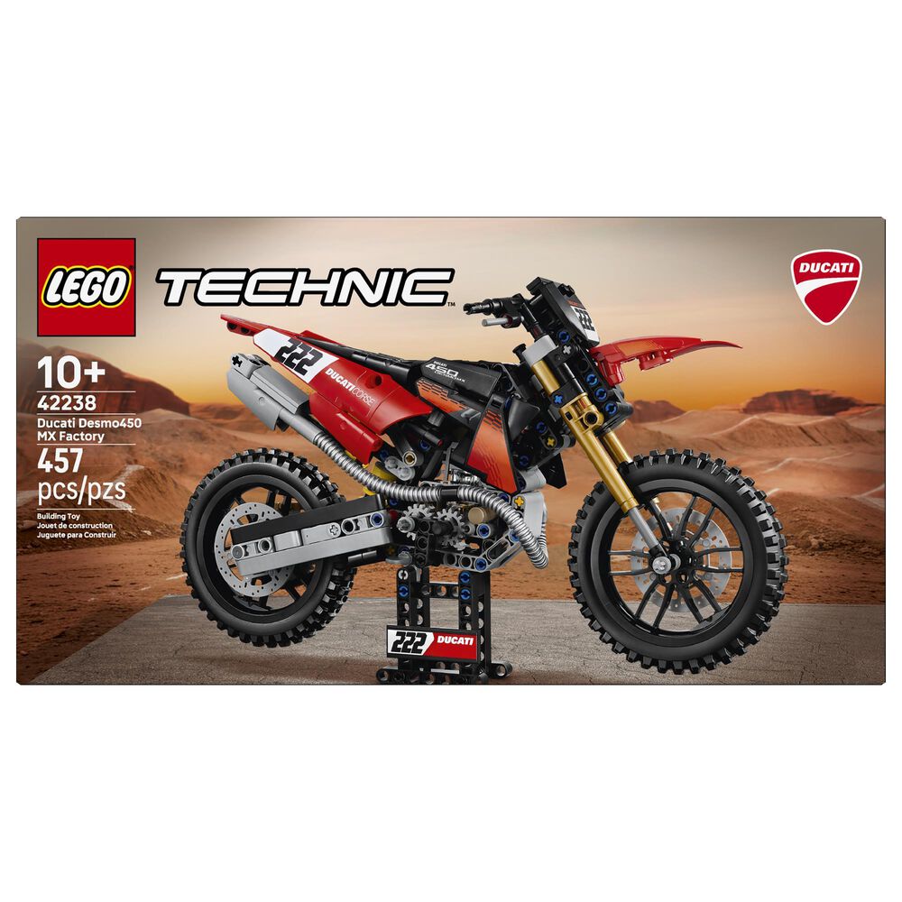 LEGO Technic Ducati Desmo450 MX Factory Motorcycle Building Set, , large