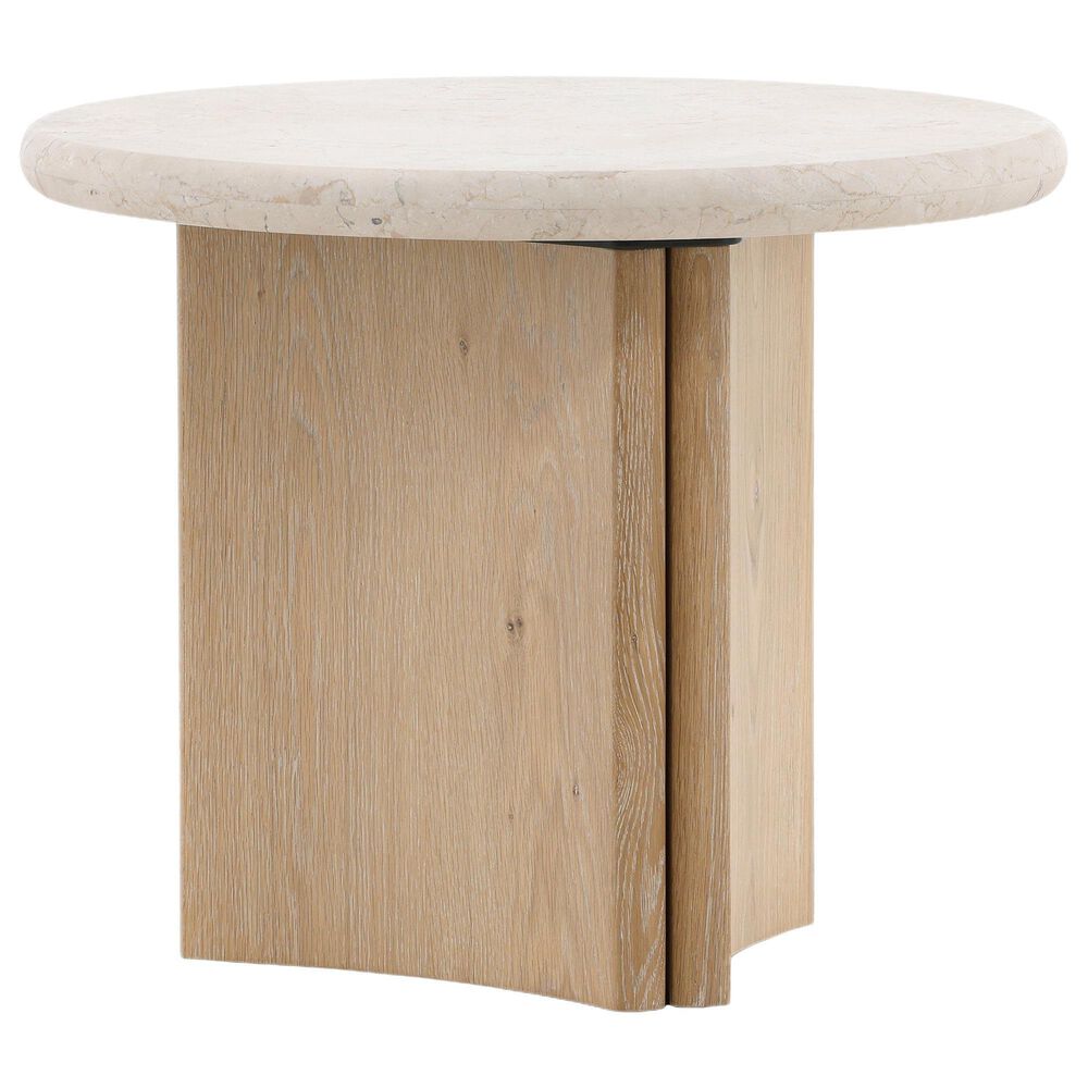 Blue Sun Designs Oja End Table in Natural and Cream, , large
