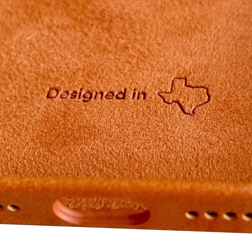Bluebonnet Cases Leather Wallet Case for iPhone 16 Pro Max in Saddle Tan, , large