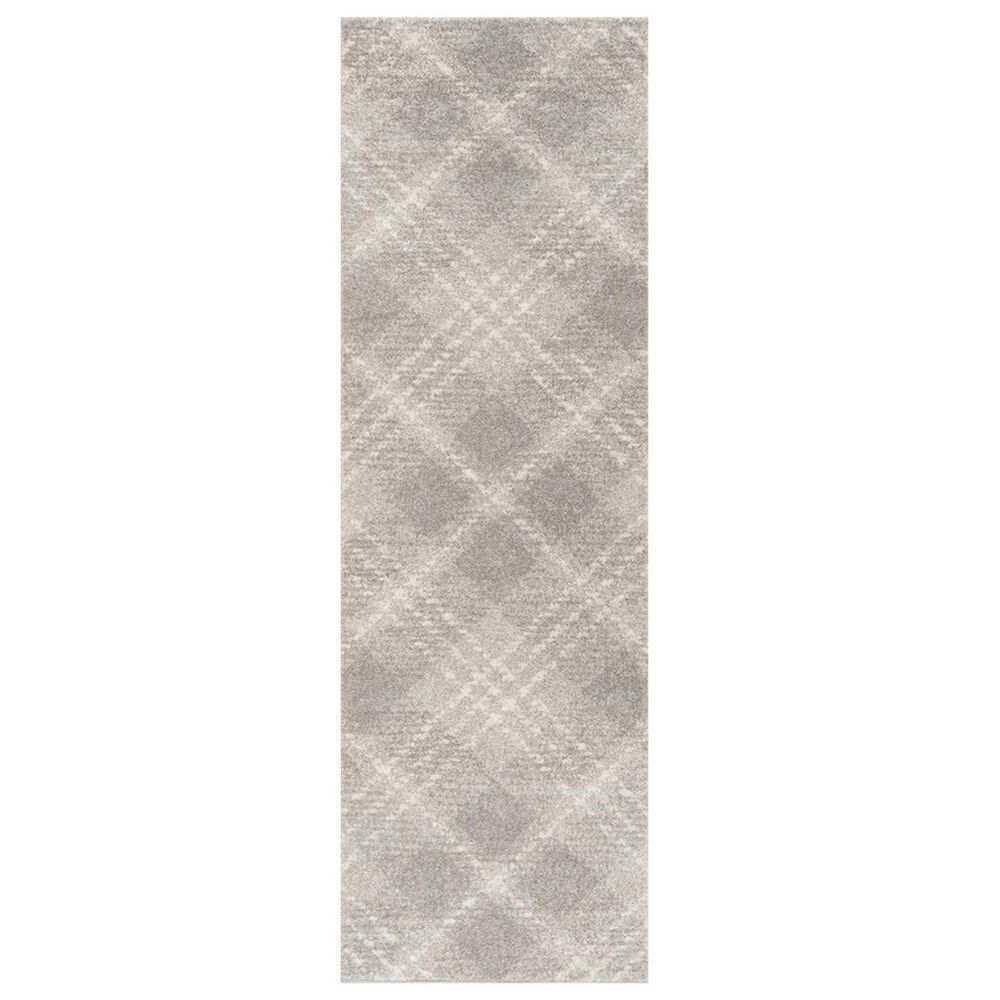 Safavieh Adirondack ADR129B 2&#39;6&quot; x 12&#39; Light Grey and Ivory Runner, , large
