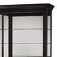 Howard Miller Tyler II Curio Cabinet in Black Satin, , large