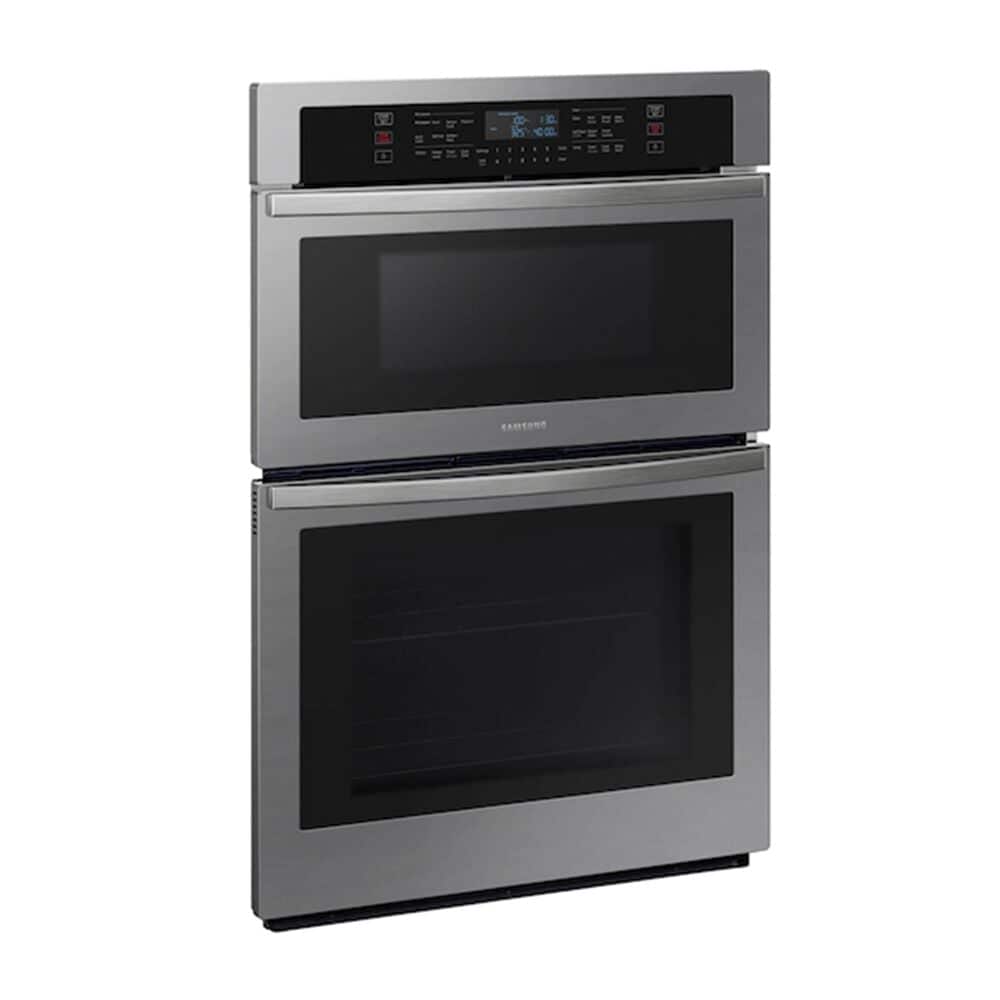 Samsung 30&quot; Smart Electric Wall Oven with Microwave Combination in Stainless Steel, , large