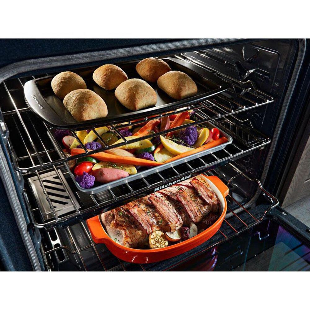 KitchenAid 30&quot; 5.8 Cu. Ft. Gas Range in Black Stainless Steel, , large