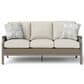 Agio International Trenton Patio Sofa in Ladybug Linen, , large