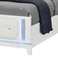 Global Furniture USA Alina King Panel Bed with LED in White, , large