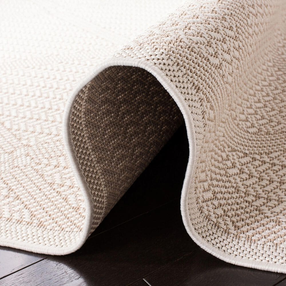 Safavieh Bermuda 2&#39; x 8&#39; Cream and Beige Indoor/Outdoor Area Performance Rug, , large