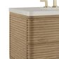 James Martin Allamari 36" Single Bathroom Vanity in Dune Mist with 3 cm Siberian Silestone Top and Rectangular Sink, , large