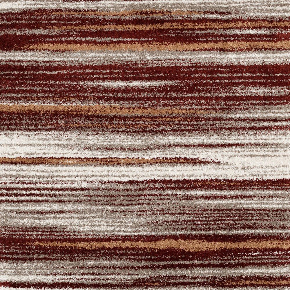 Central Oriental Tulsa Dunkerton 7&#39;10&quot; x 9&#39;10&quot; Dark Rust and Multicolor Area Rug, , large
