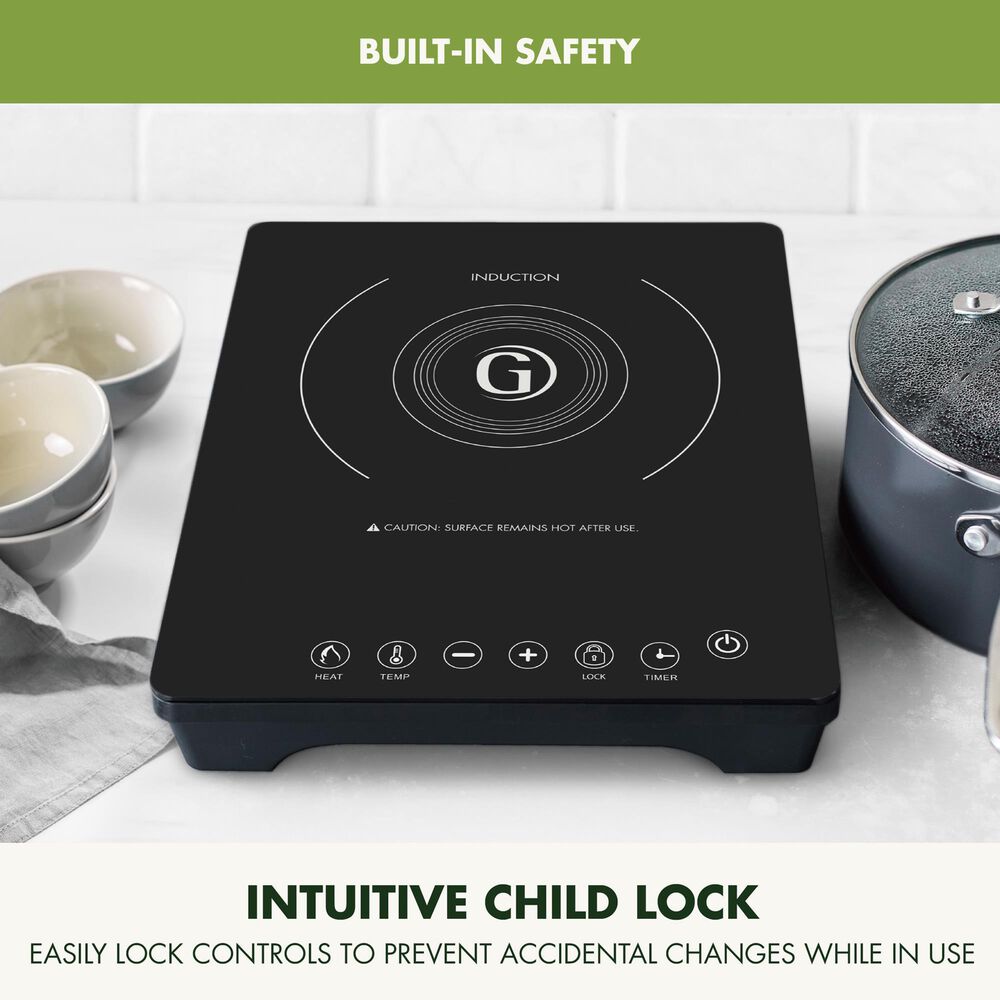 Green Pan Bistro Electrics Induction Cooktop in Black, , large