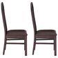 Linon Home Decor Jesper Side Chair in Dark Brown (Set of 2), , large