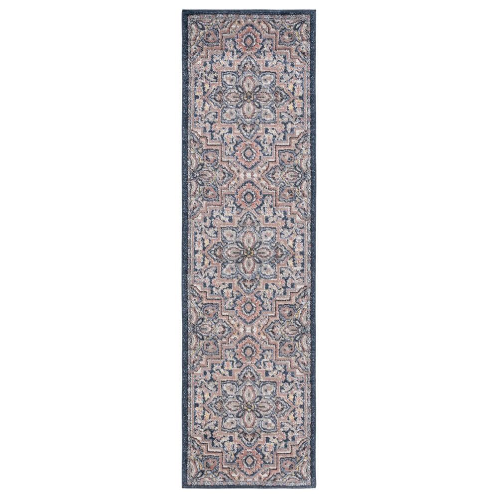 Safavieh Astoria 2"2" x 8" Blue and Beige Runner, , large