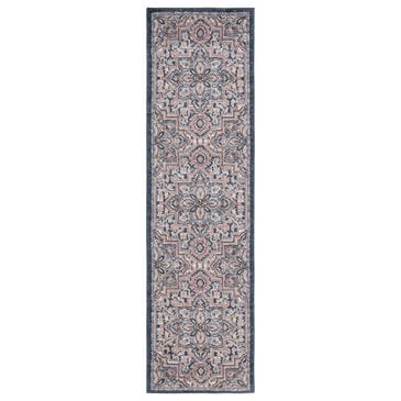 Safavieh Astoria 2"2" x 8" Blue and Beige Runner, , large