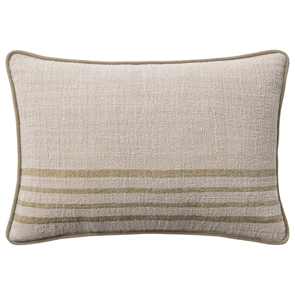 Classic Home VC Newport 14" x 20" Lumbar Throw Pillow in Olive Green, , large