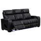 Titanic Furniture All Star Power Reclining Sofa with Power Headrest in Black, , large