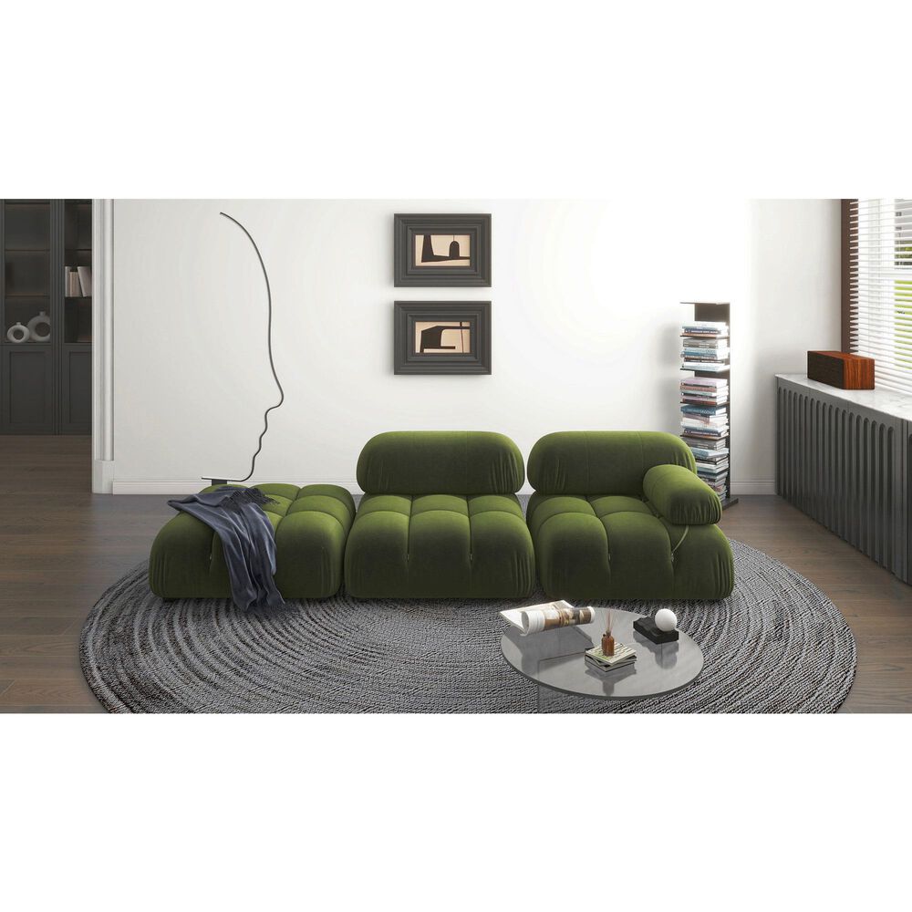 Jennifer Taylor Home Marcel Lounge Arm Chair in Olive Green, , large
