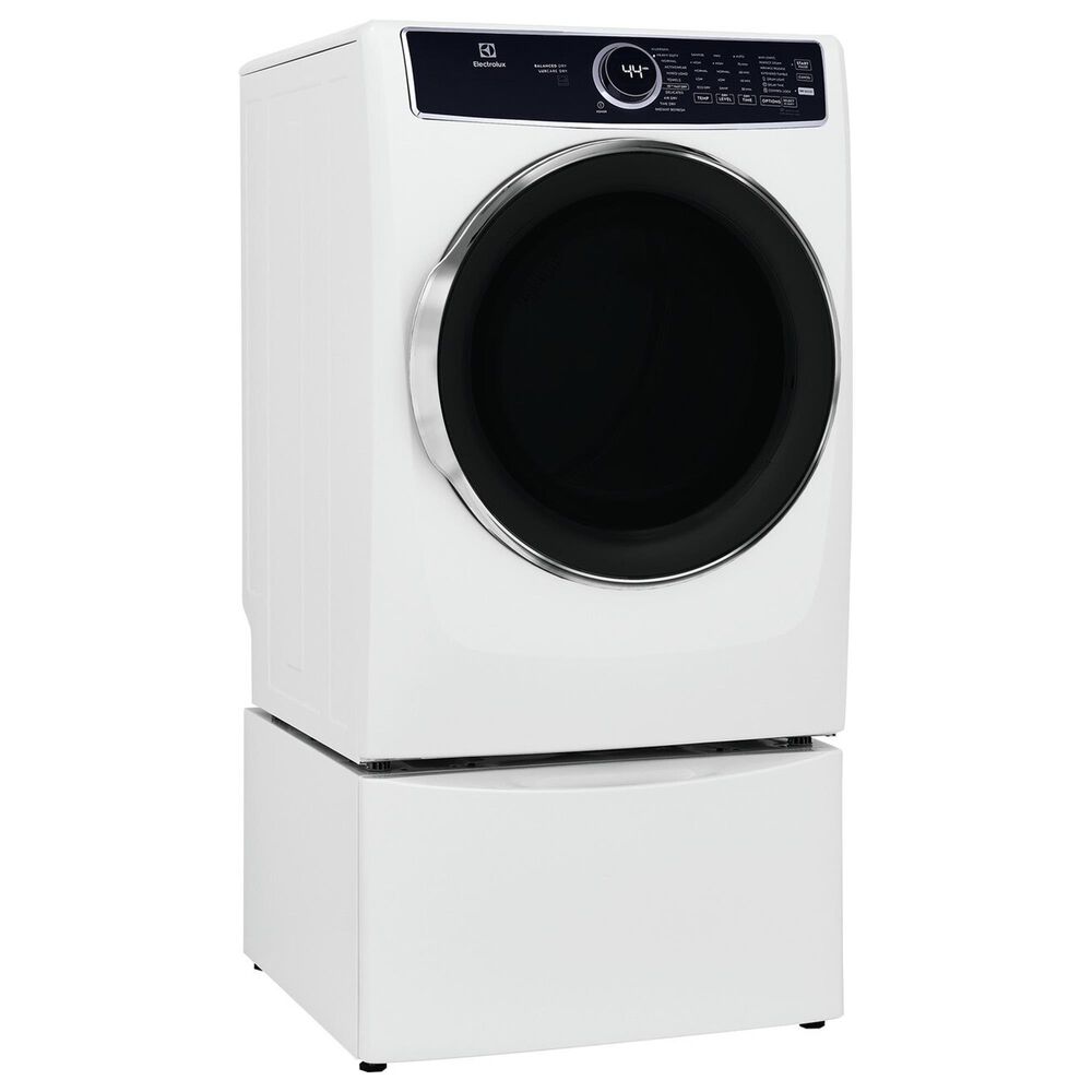 Electrolux 8 Cu. Ft. Front Load Electric Dryer with Balanced Dry in White, , large