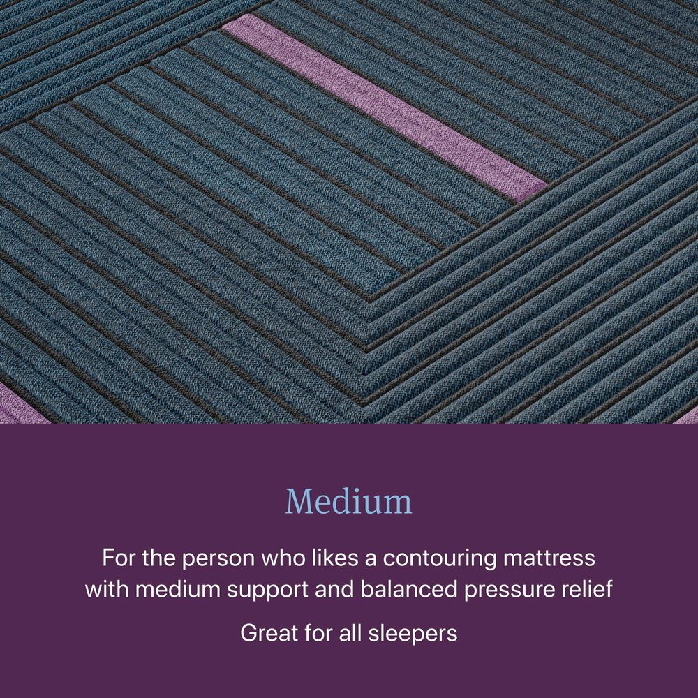 Beautyrest World Class Level Three Hybrid Medium Queen Mattress, , large