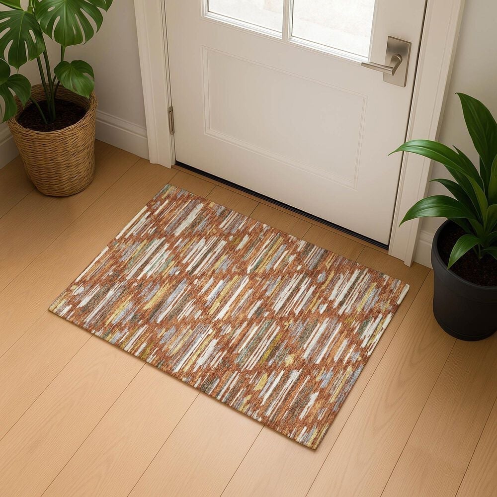 Dalyn Rug Company Kenner KN2 Paprika 1'8" x 2'6" Area Rug, , large