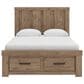 Ashley QUEEN PANEL STORAGE BED WITH DRESSER AND NIGHTSTAND, , large