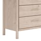 Ashley Cadmori Dresser and Mirror in Brown and White, , large
