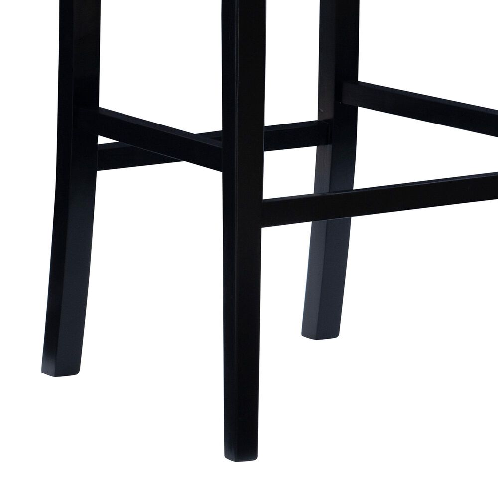 Linon Home Decor Corey Bar Stool in Black, , large