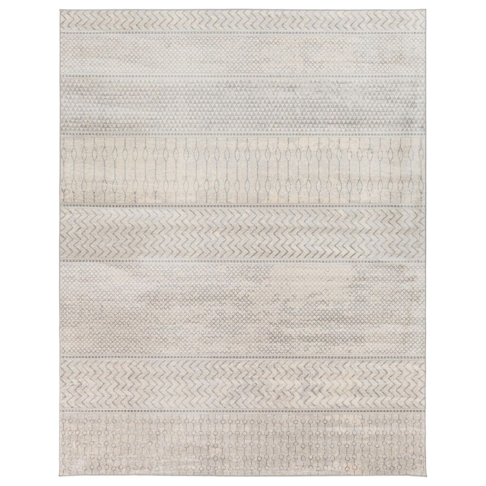 Surya Monaco MOC-2306 8"10" x 12"4" Silver Gray and Ivory Area Rug, , large