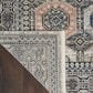 Nourison Starry Nights STN09 10" x 13" Grey and Navy Area Rug, , large