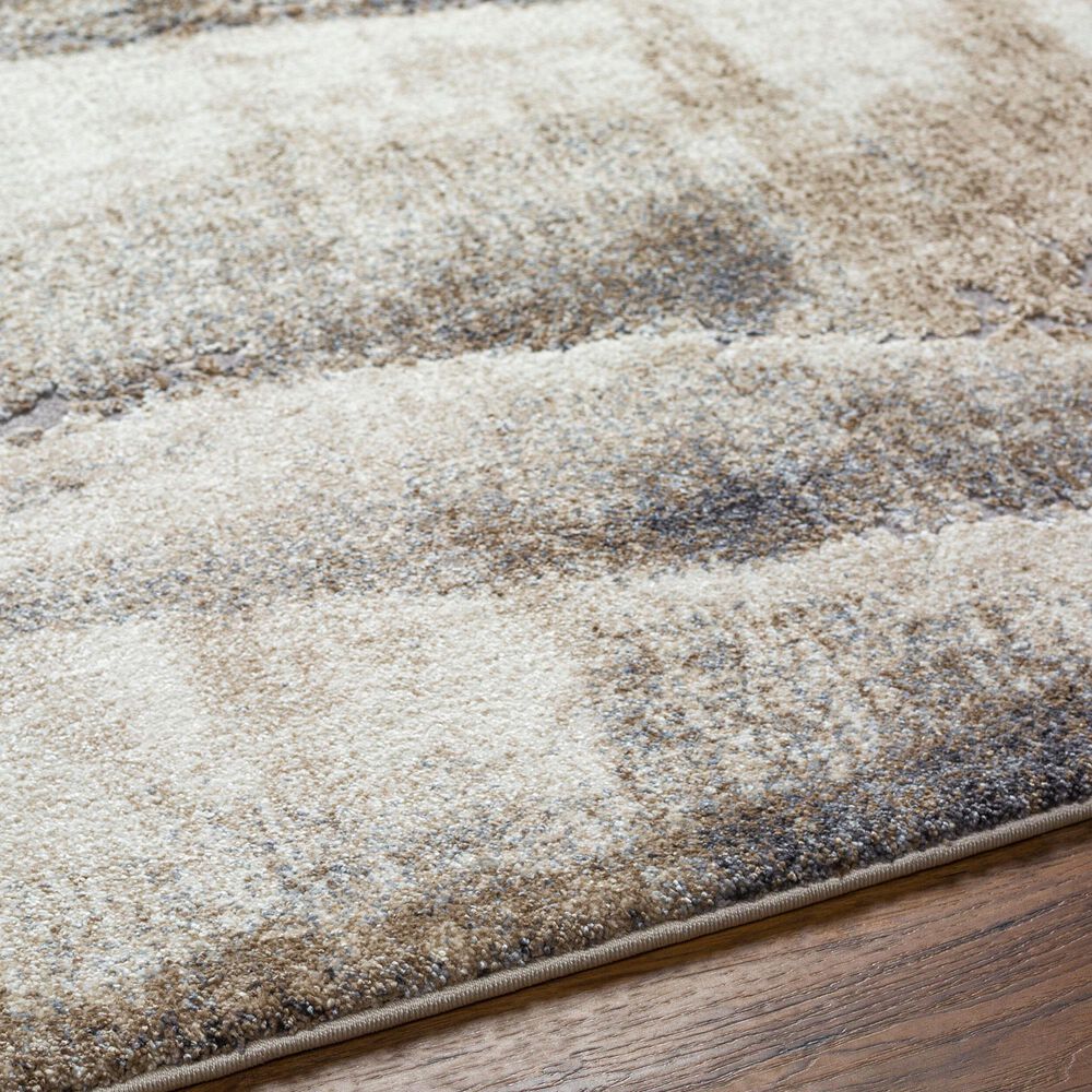 Surya Tuscany Ivory, Beige, Gray, Olive and Charcoal 2&#39; x 2&#39;11&quot; Area Rug, , large