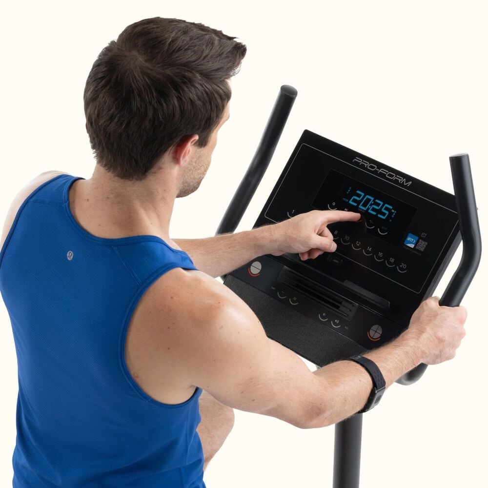 ProForm Magnetic Upright Cycle Exercise Bike in Black, , large
