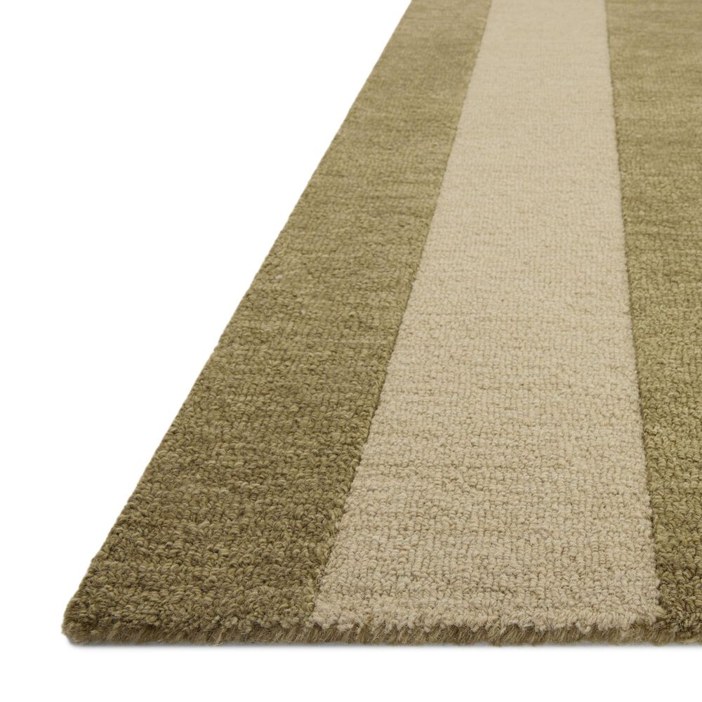 Loloi Craven Light Olive and Oatmeal 5' x 7'6" Area Rug, , large