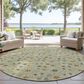 Dalyn Rug Company Soft Essentials Floral Cactus 8" Round Indoor/Outdoor Area Rug, , large