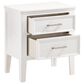 New Heritage Design Andover 2 Drawer Nightstand in White, , large