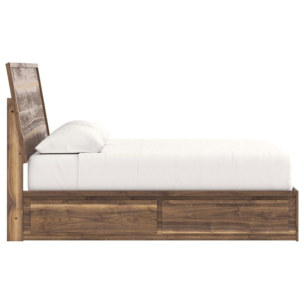Ashley Chirason King Panel Bed with Storage in Brown, , large