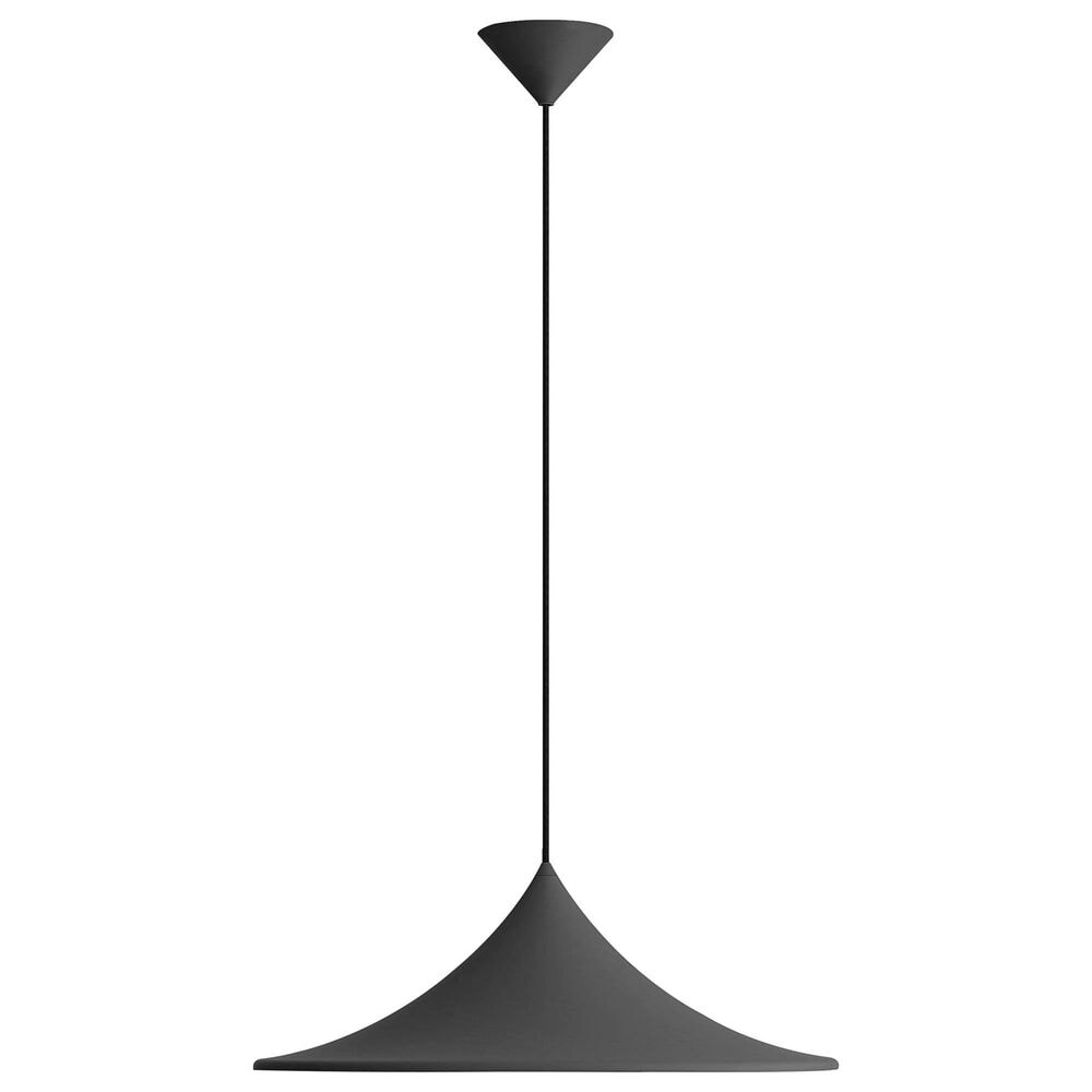 Golden Lighting Vistara 19.75" 1-Light Pendant in Sand Black, , large