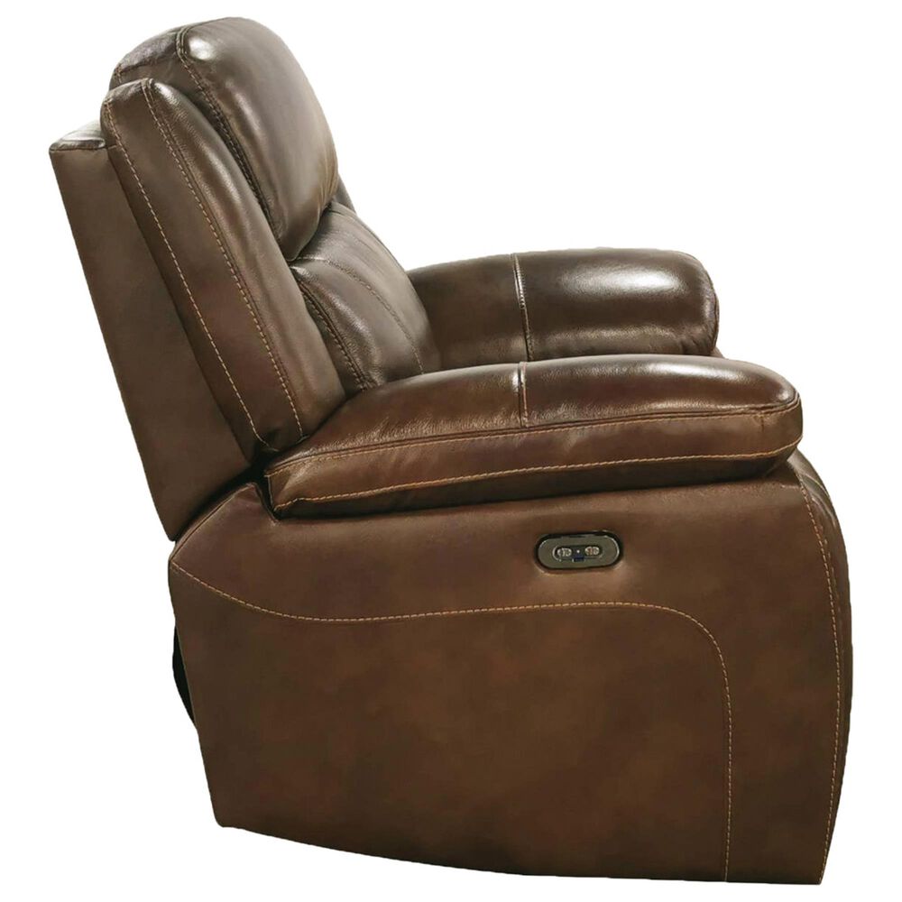 Signature Design by Ashley Trambley Power Recliner with Power Headrest in Walnut, , large