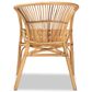 Baxton Studio Murai Arm Chair in Natural Brown, , large