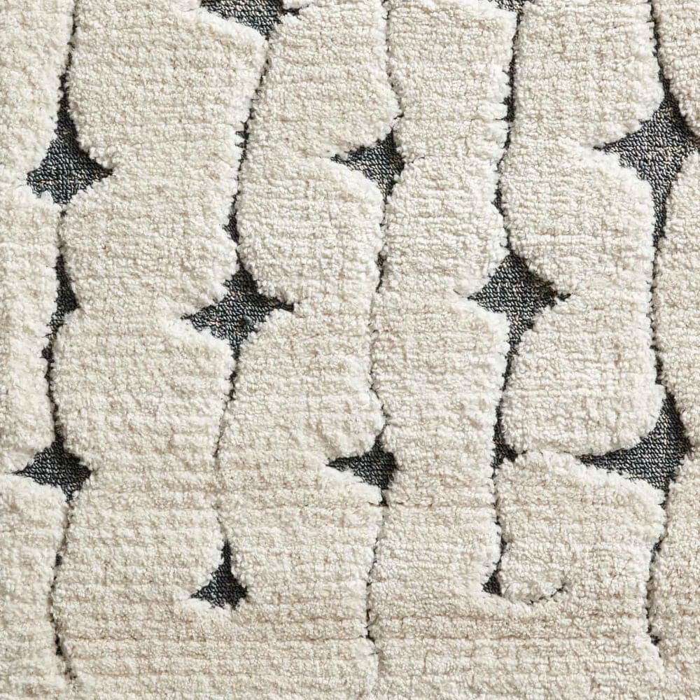 Loloi II Hagen 2&#39;7&quot; x 10&#39;10&quot; White and Navy Runner, , large