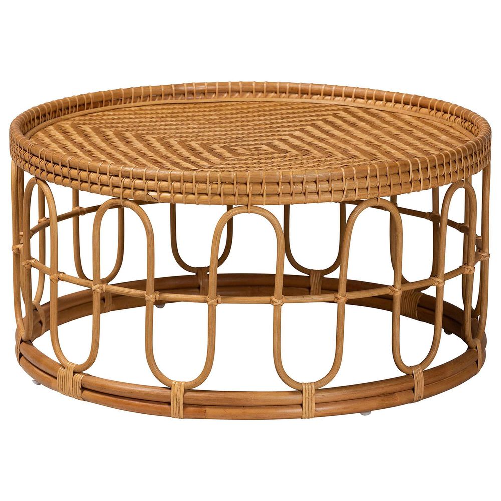 Baxton Studio Phoenix Coffee Table in Light Honey, , large