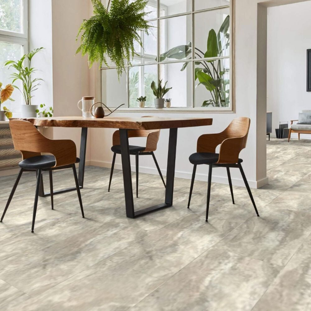 Tru-Cor PBE Tile Travertine Oyster 16&quot; x 32&quot; Luxury Vinyl Tile, , large