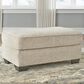 Signature Design by Ashley Haisley Standard Ottoman in Ivory, , large