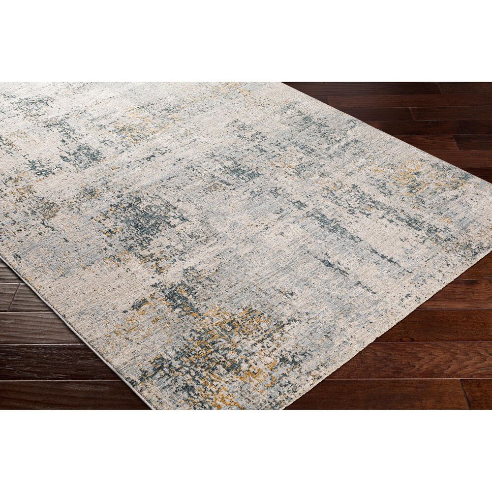 Surya Laila 5&#39; x 7&#39;6&quot; Teal, Saffron, Sage, Gray and Cream Area Rug, , large