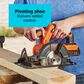 Black & Decker 20V Max Powerconnect 5.5" Cordless Circular Saw Tool in Black and Orange, , large