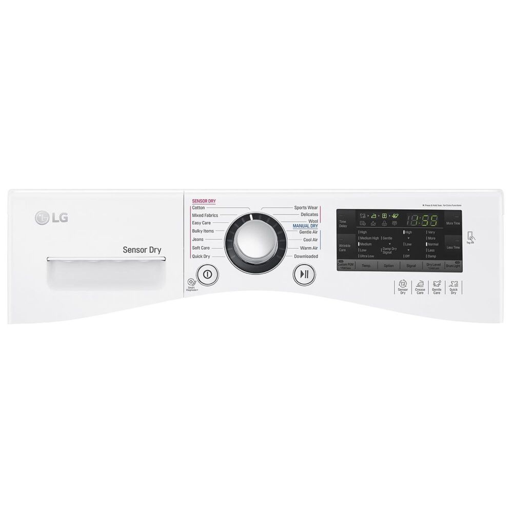 LG 4.2 Cu. Ft. Compact Electric Dryer in White, , large