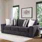 Northwestern Zazie Stationary Sofa in Onyx, , large