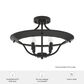 Hunter Perch Point 4-Light Semi-Flush Mount in Noble Bronze, , large