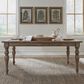 Liberty Furniture Americana Farmhouse Dining Table in Dusty Taupe - Table Only, , large