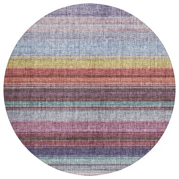 Dalyn Rug Company Portico PO2 Lavender 8" Round Area Rug, , large